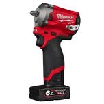 MILWAUKEE M12 FUEL SUB COMPACT 3/8 INCH IMPACT WRENCH KIT - M12FIW38-202B